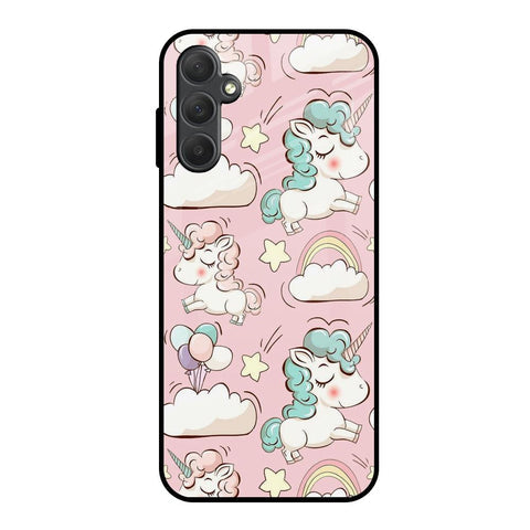 Balloon Unicorn Glossy case for Samsung Galaxy M14 5G