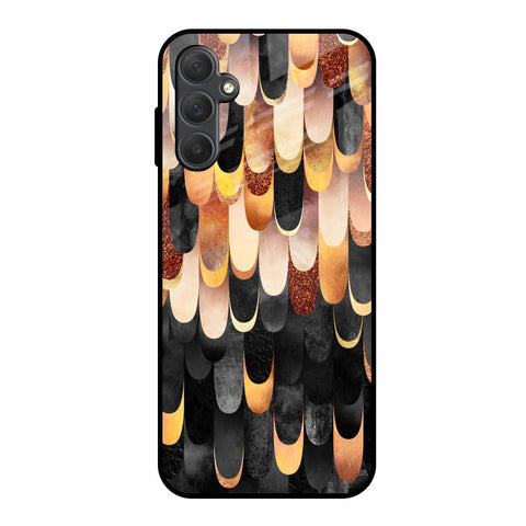 Bronze Abstract Glossy Case for Samsung Galaxy M14 5G