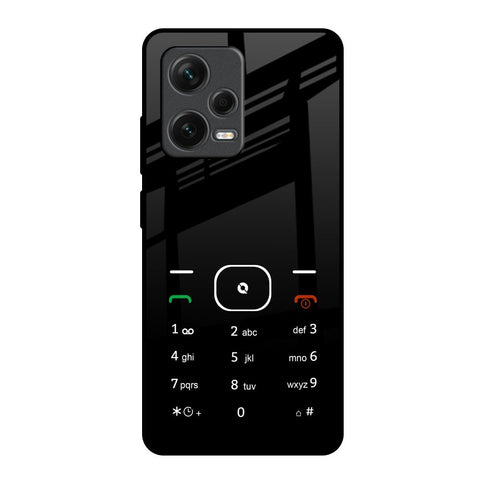 Classic Keypad Pattern Glossy Case for Redmi Note 12 Pro Plus 5G