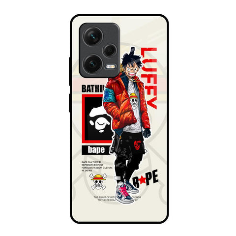 Bape Luffy Glossy Case for Redmi Note 12 Pro Plus 5G