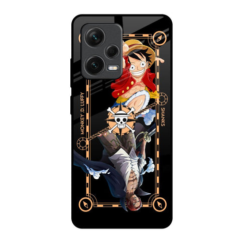 Shanks & Luffy Glossy Case for Redmi Note 12 Pro Plus 5G