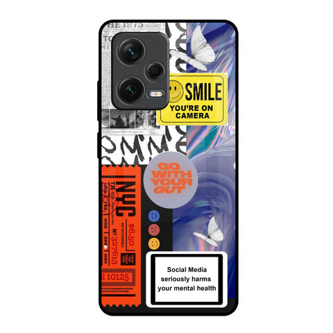 Smile for Camera Glossy Case for Redmi Note 12 Pro Plus 5G