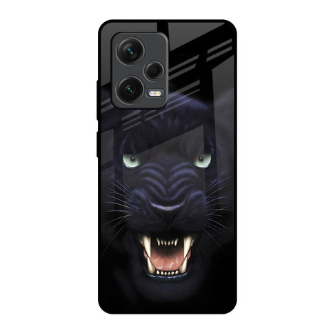 Angry Black Leopard Glossy Case for Redmi Note 12 Pro Plus 5G