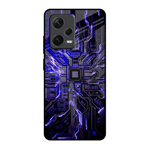 Techno Color Pattern Glossy Case For Redmi Note 12 Pro Plus 5G