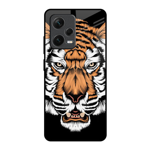 Angry Tiger Glossy Case For Redmi Note 12 Pro Plus 5G