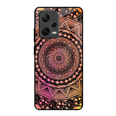 Floral Mandala Glossy Case for Redmi Note 12 Pro Plus 5G