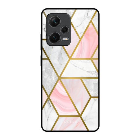 Geometrical Marble Glossy Case for Redmi Note 12 Pro Plus 5G