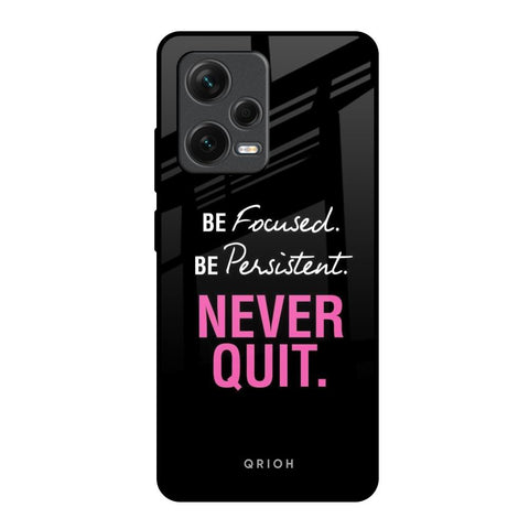 Be Focused Glossy Case for Redmi Note 12 Pro Plus 5G