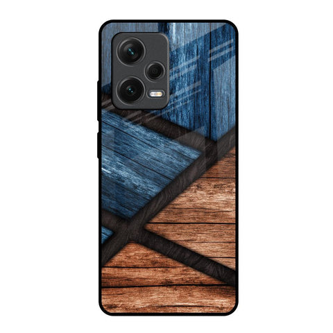 Wooden Tiles Glossy Case for Redmi Note 12 Pro Plus 5G