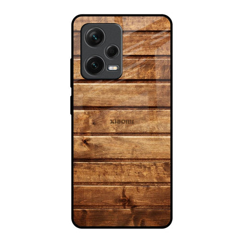 Wooden Planks Glossy Case for Redmi Note 12 Pro Plus 5G