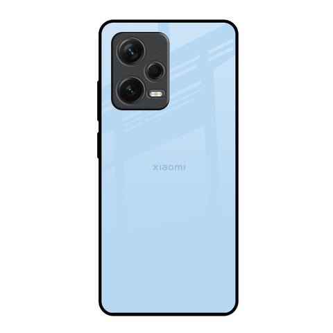Pastel Sky Blue Glossy Case for Redmi Note 12 Pro Plus 5G