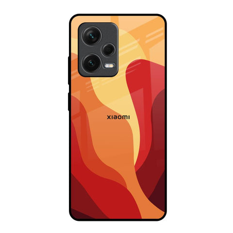 Magma Color Pattern Glossy Case for Redmi Note 12 Pro Plus 5G