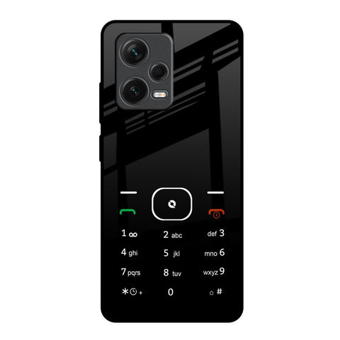 Classic Keypad Pattern Glossy Case for Redmi Note 12 Pro 5G