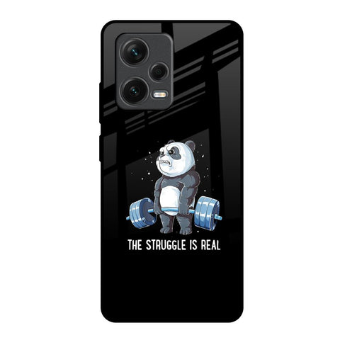 Real Struggle Glossy Case for Redmi Note 12 Pro 5G