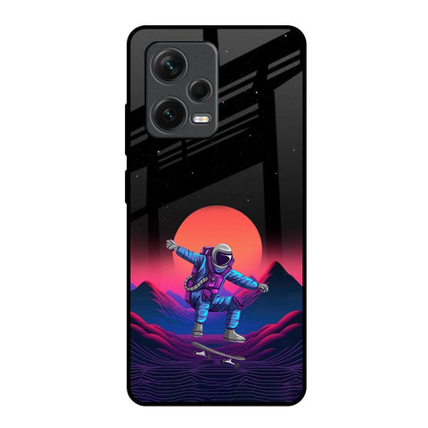 Retro Astronaut Glossy Case for Redmi Note 12 Pro 5G