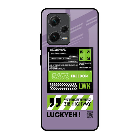 Run & Freedom Glossy Case for Redmi Note 12 Pro 5G