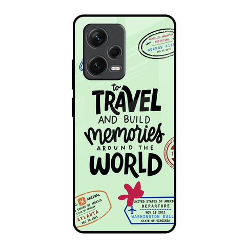Travel Stamps Glossy Case for Redmi Note 12 Pro 5G