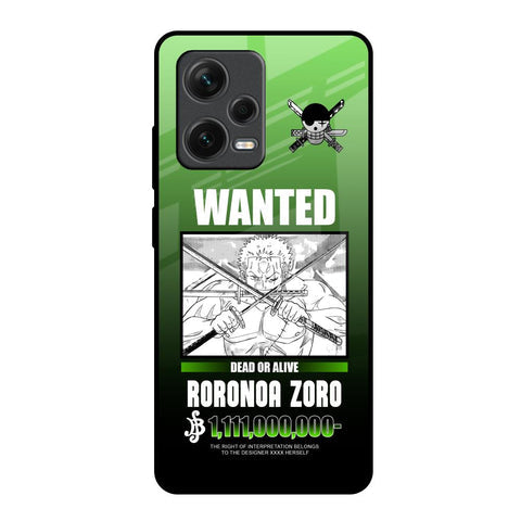Zoro Wanted Glossy Case for Redmi Note 12 Pro 5G