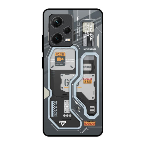 Retro Futuristic Glossy Case for Redmi Note 12 Pro 5G