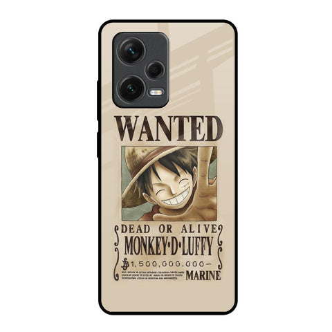 Luffy Wanted Glossy Case for Redmi Note 12 Pro 5G