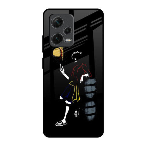 Luffy Line Art Glossy Case for Redmi Note 12 Pro 5G