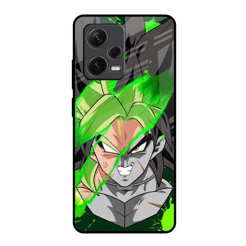 Anime Green Splash Glossy Case for Redmi Note 12 Pro 5G