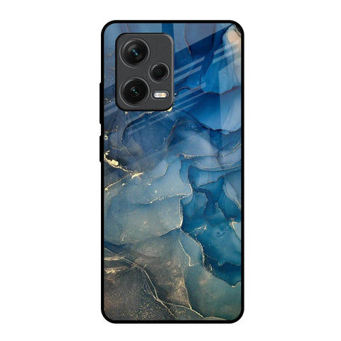 Blue Cool Marble Glossy Case for Redmi Note 12 Pro 5G