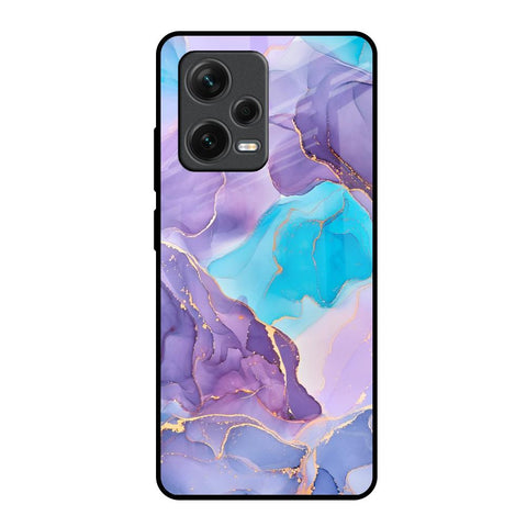 Alcohol ink Marble Glossy Case for Redmi Note 12 Pro 5G