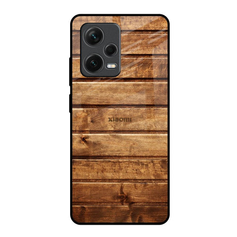 Wooden Planks Glossy Case for Redmi Note 12 Pro 5G