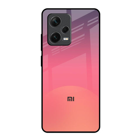 Sunset Orange Glossy Case for Redmi Note 12 Pro 5G