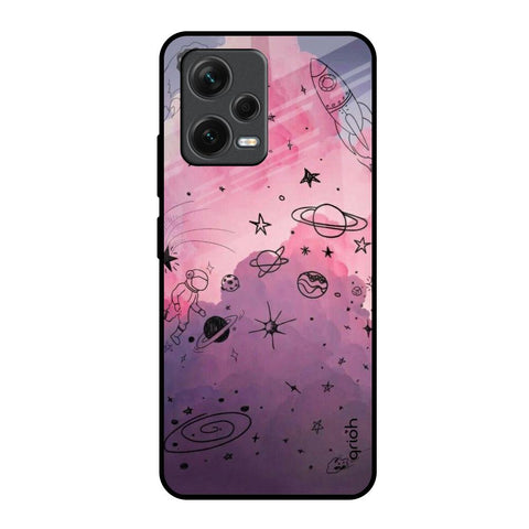Space Doodles Glossy Case for Redmi Note 12 5G