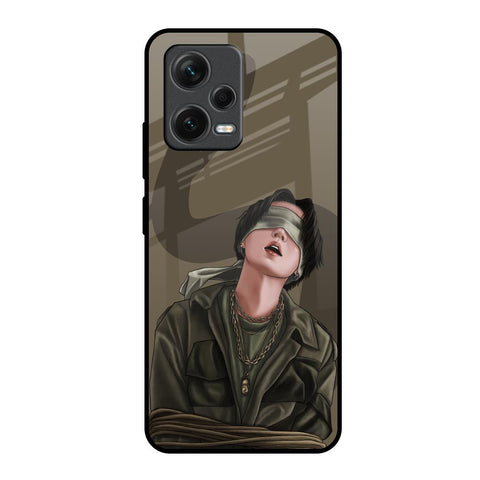 Blind Fold Glossy Case for Redmi Note 12 5G