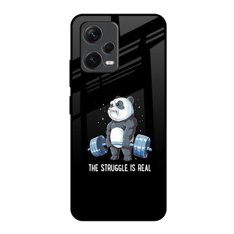 Real Struggle Glossy Case for Redmi Note 12 5G