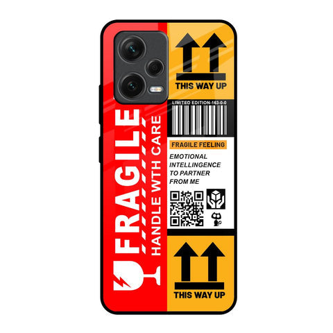 Handle With Care Glossy Case for Redmi Note 12 5G