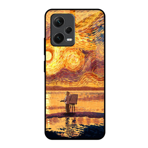 Sunset Vincent Glossy Case for Redmi Note 12 5G