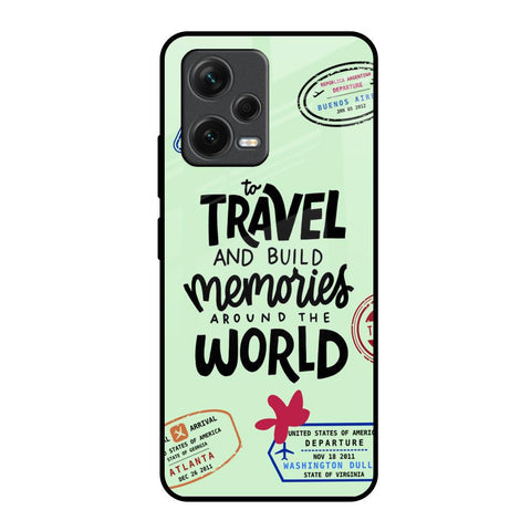 Travel Stamps Glossy Case for Redmi Note 12 5G