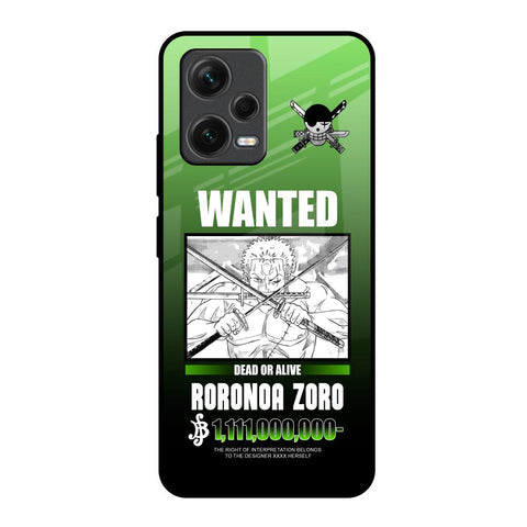 Zoro Wanted Glossy Case for Redmi Note 12 5G