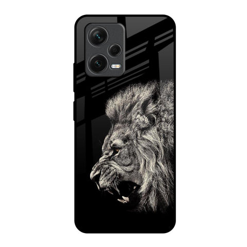 Brave Lion Glossy Case for Redmi Note 12 5G