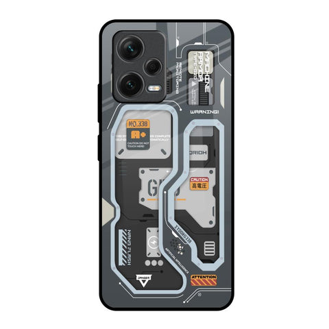 Retro Futuristic Glossy Case for Redmi Note 12 5G