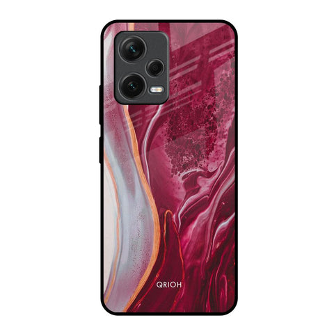 Crimson Ruby Glossy Case for Redmi Note 12 5G