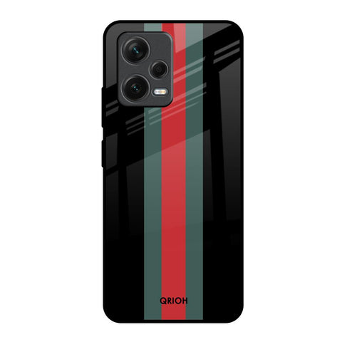 Vertical Stripes Glossy Case for Redmi Note 12 5G