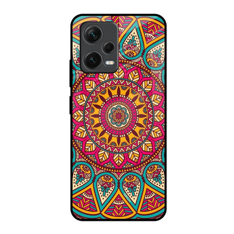 Elegant Mandala Glossy Case for Redmi Note 12 5G