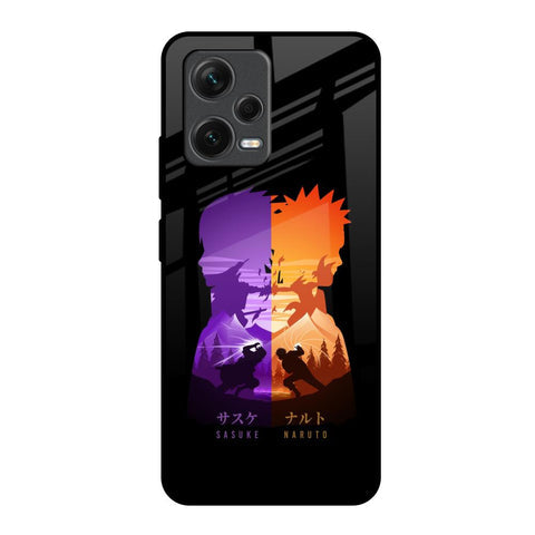 Minimalist Anime Glossy Case for Redmi Note 12 5G