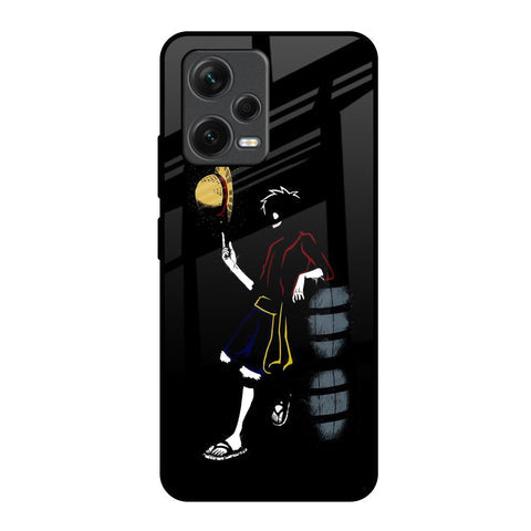 Luffy Line Art Glossy Case for Redmi Note 12 5G