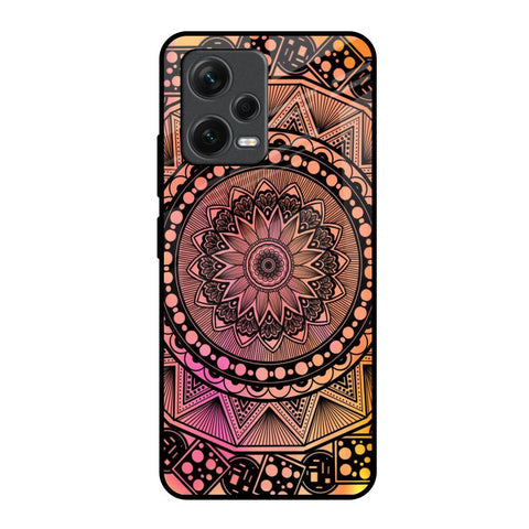 Floral Mandala Glossy Case for Redmi Note 12 5G