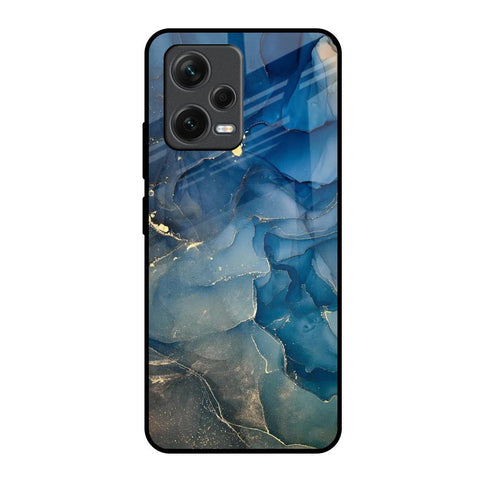 Blue Cool Marble Glossy Case for Redmi Note 12 5G