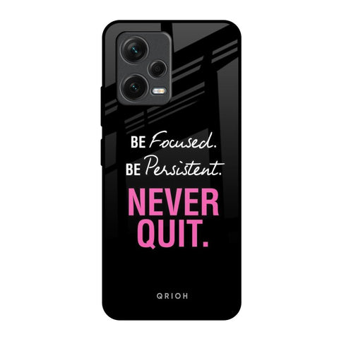 Be Focused Glossy Case for Redmi Note 12 5G