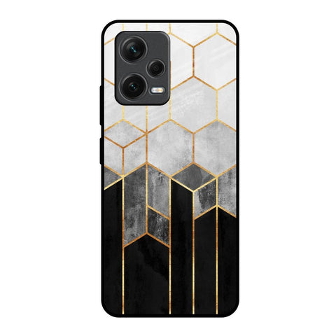 Tricolor Pattern Glossy Case for Redmi Note 12 5G