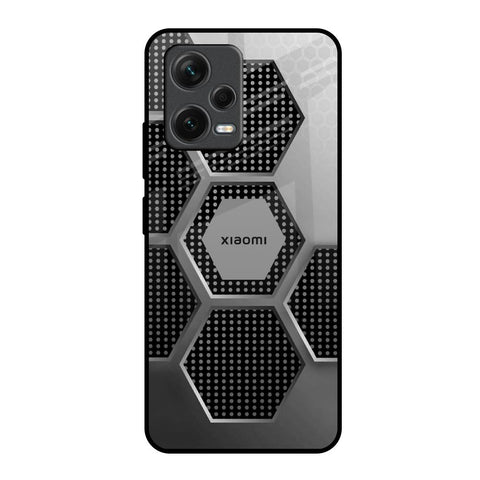 Hexagon Style Glossy Case For Redmi Note 12 5G