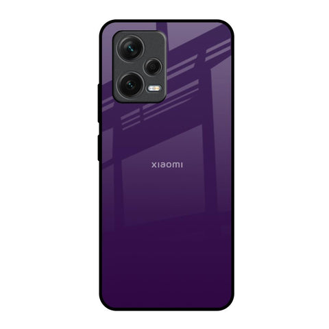 Dark Purple Glossy Case for Redmi Note 12 5G